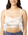 Kindred Bravely Sublime Bamboo Lounge & Sleep Pumping Bra | Hands-Free Pumping & Nursing Sleep Bra (Oatmeal Heather, X-Large)