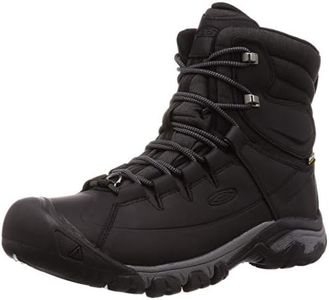 KEEN Men's Hiking Snow Boot, Black/Raven, 10