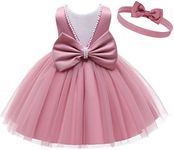 Baby Girl Dresses Ruffle Lace Pageant Party Wedding Flower Girl Dress, Camille Mauve, 3 Years