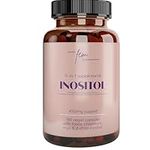 Inositol Myo & D-Chiro PCOS 4100MG Vegan Capsules, Hormonal Balance, Fertility Supplement, Preconception, Pregnancy & Ovarian Support, 9-in-1 Inositol, Folate 5-MTHF, Chromium, Zinc, VIT B6, B12 & D3