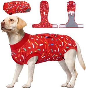 Kuoser Dog Recovery Suit for Female Male Dogs, Post-Surgery Bodysuit for Spay Neuter, Dog Onesie After Surgery, Anti-Licking Pet Surgical Recovery Suit
