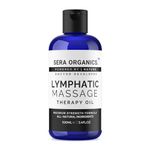 Lymphatic Drainage Massage Oil – All Natural Coconut Oil Arnica & Essential Oil Blend for Post-Surgery Recovery, Lipoedema Support - 100ml | Sera Organics