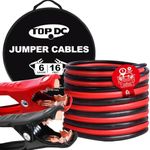 TOPDC 6 Gauge 16 Feet Jumper Cables