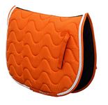 Rhinegold Wave Saddle Pad-Full-Tangerine