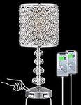 Crystal Bedside Lamp for Nightstand