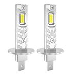 Klyk H1 LED Headlight Bulb, 1:1 Mini Size 6000K Cool White Light, 40W 4500LM Headlight Bulbs Car Conversion Kit, Plug and Play IP68 Waterproof Lamps for High or Low Beam Fog Light Pack of 2