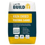 Laeto Build It Kiln Dried Sand A Simple Seal For Block Paving slabs, Drives And Paths. Fine Dry Aggregate Silica Sand 1 X 20kg Sand Bags