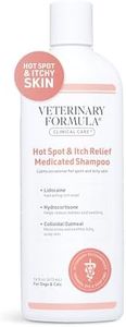 Veterinary Formula Clinical Care Hot Spot & Itch Relief Medicated Shampoo for Dogs and Cats 16oz – Helps Alleviate Sensitive Skin, Scratching, and Licking of Coat