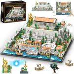 Architecture Acropolis of Athens Building Blocks Set, 1988 Pieces Landmark Collection City Building Kit, Display Model Kit and Home Decor Gift Idea for Kids, Adults, Architects