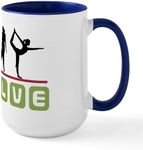 CafePress Evolve Yoga Large Mug 15 