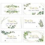 180 Pieces Thank You for Your Order Card Support Small Business Customer Thank You Cards Gold Foil and Green Appreciation Note Cards for Online or Stores, Handmade Goods and More