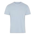 JustWears Mens Tee | Soft Lightweight T-Shirt with Cooling Micromodal Air Breathable Fabric, Organic Cotton & Mulberry Silk | Everyday Sustainable Tshirts for Men | Casual Tshirt Gift