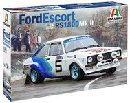 Italeri ITA3655 Ford 1:24 Escort Mk.II Lancia Model kit, Unpainted, 165mm Length