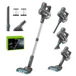 Oraimo Cordless Vacuum Cleaner, 6-in-1 Self-Standing Stick Vacuum,1000ML Powerful Cordless Vacuum with LED Light, 35 Mins Runtime, Cordless Hoover for Hard Floors, Pet Hair