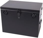 Peastorm Lockable Car/RV/Marine Battery Box, Adjustable Steel Battery Relocation Kit for Trailer, Boat, Trolling Motor, Kayak (Group 24-31 Black)