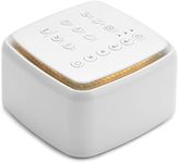 Sound Machine White Noise Machine with 30 Soothing Sounds and Night Lights with Memory Function 15 Levels of Volume and 3 Sleep Timer Powered by AC or USB for Sleeping Relaxation (White)