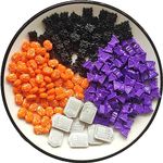 Edible Halloween Candy Sprinkles | Tombstone Cake Cupcake Toppers | Bat Cookie Decorations | Pumpkin Dessert Sprinkle | Spider Daily Cake Decorating