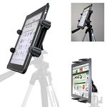 ChargerCity Exclusive Vibration Free 7" to 12" Tablet Tripod MonoPod Video Camera Mount with 1/4-20 Thread Adapter & 360° Swivel Adjust Holder for Apple iPad Air Mini 2 3 4 Samsung Galaxy Tab Note Pro Google Nexus 7 8 9 10 12 Asus Transformer Tosibe Excite Dell KNFL Fire HD HDX LG G Pad Microsoft Surface Slate. **Bundle also included a 10' FT USB Extension Cable** (iPad & Tripod is not included with purchase)