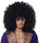 California Costumes Men's Super Jumbo Afro Wig,Black,One Size