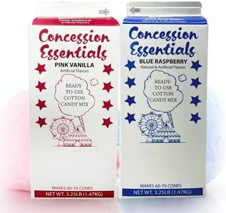 Concession Essentials - CE Floss Sugar -2pk Cotton Candy Floss Sugar 2 Pack (Pink Vanilla and Blue Raspberry)