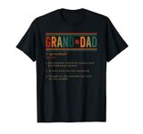 Grand Dad Best Grandpa Father's Day Cool Retired Granddad T-Shirt