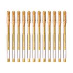 UNI-BALL SIGNO UM-100 Gel Pen (Gold Ink, Pack of 12)