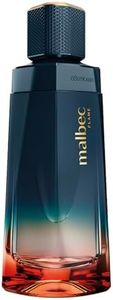 Malbec Flame Eau De Toilette by O Boticário, Cologne For Men, French Oak Barrel-Aged Red Wine & Woody Nerello Grape Scent, 3.4 Ounce