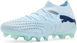 PUMA Women's Future 9 Match Firm, Artificial Ground Soccer Cleats, ICY Blue-Blue Jewel, 11.5