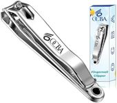 OCBA Nail Clippers Stainless Steel Nail Cutter for Thick Toenails Professional Heavy Duty Fingernail Clipper Toenail Clippers for Men Women (Nail Clipper)