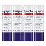 Aquaphor Lip Repair Stick - Soothes Dry Chapped Lips - 0.17 Ounce (Pack of 4)