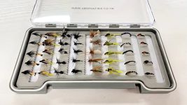 TroutfliesUK Trout Flies, BOX OF THE MONTH - AUGUST , River fishing Flies, named in description, Assorted