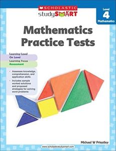 Scholastic Study Smart Mathematics Practice Tests Level 4