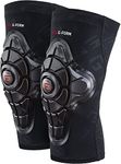 G-Form Pro-X Knee Pads(1 Pair) - Youth and Adult, Unisex-Adult, Pro-X Knee Pads(1 Pair), KP0102333, Black Logo, Adult Small