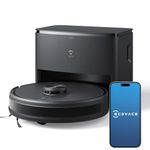 ECOVACS Deebot Y1 Pro Plus 2-in-1 Robot Vacuum Cleaner with Auto Empty Station, 6500 Pa Powerful Suction, 5200 Mah Battery, Covers 3500+ Sq in one charge. Ft, Advanced Navigation, 330 minutes Run-Time