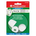 Fluidmaster 7110T-002-P10 Secure Toilet Bolt Caps, White