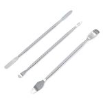 Bitray 3 PCS Professional Repair Tool Kit Electronics Opening Pry Tool Repair Kit with Metal Spudger Mobile Phone Disassembly Stick Compatible with Repairs on iPhone iPad Notebook Laptop Tablet