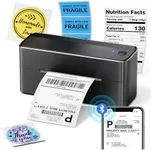 Phomemo Shipping Label Printer, 241BT 4X6 Wireless Thermal Label Printer for Small Business, Label Printer for Shipping Package, Compatible with iPhone, Android, Amazon, Shopify, UPS, Black