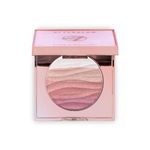 W7 Afterglow Blusher & Highlight Compact - Pink & Gold Glowing Pressed Powder Compact