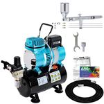 Master Airbrush SB88 Pro Set with TC-20 T Air Compressor with Tank (Packaging May Vary)