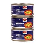 Tasty Nibbles Anchovy with Shredded Coconut & Malabar Tamarind 185gx3(Pack of 3, 555g)