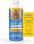 Uncle Todd's HVAC Drain Line Cleaner ��– Bleach-Free, Fast-Acting, Long-Lasting Solution for Tough Clogs & Buildup. Up to 8 Months Supply