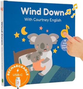 Cali’s Books Wind Down – USB-C Rechargeable Baby Book for Toddlers 1-3 | Expert-Designed Bedtime Musical Book with Gentle Activities and Affirmations for a Calming Nightly Routine