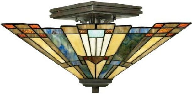 Quoizel Inglenook 2-Light Valiant Bronze Semi-Flush Mount Light