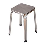 Finch Fox Doctors Stool | Stainless Steel | Metal Bar Stools (Silver) with 1 Year Warranty