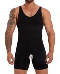 SLIMBELLE Shapewear Men's Undershirts Tummy Control Full Body Shaper Men's Underwear Bodysuit Seamless Lightweight Shaping Tank Top