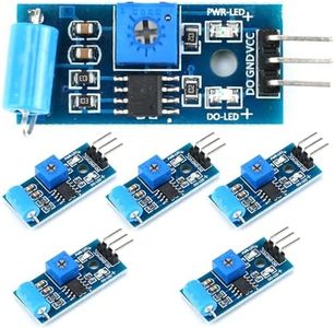 JESSINIE 6pcs SW-420 Vibration Motion Sensor Detection Module for Arduino Alarm System Projects