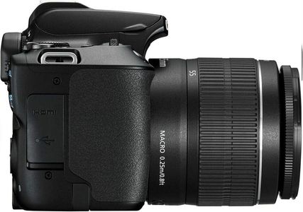 Canon EOS 250D DSLR Camera, 24MP, 18-55mm Lens – Black