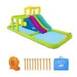 Bestway BW53387GB H2OGO Splash Course Mega Park, Inflatable Water Slide for Kids