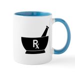 CafePress Mortar and Pestle Rx Mugs 11 oz (325 ml) Ceramic Coffee Mug