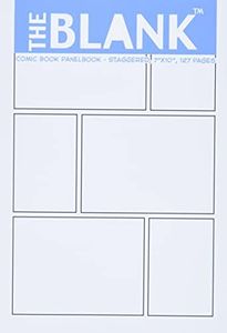 The Blank Comic Book Panelbook - Staggered, 7"x10", 127 Pages